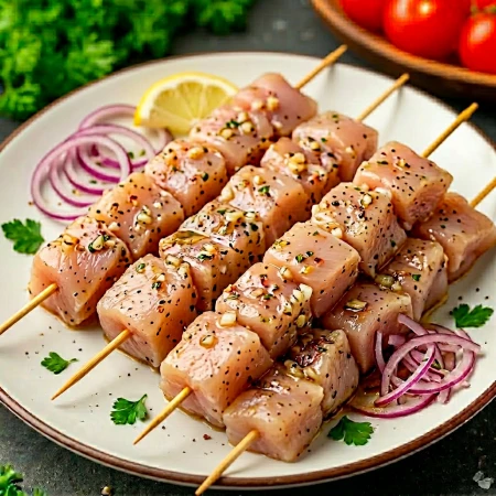 Шашлык из куриного филе пф