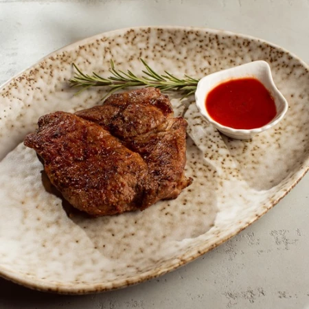 Стейк из свиной шеи