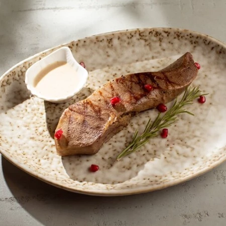 Стейк из говяжьего языка 