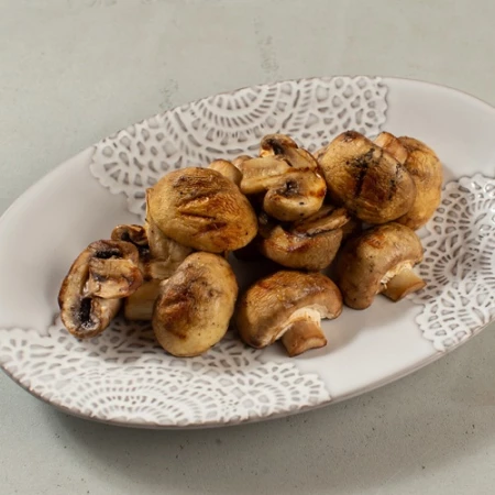 Шампиньоны на мангале