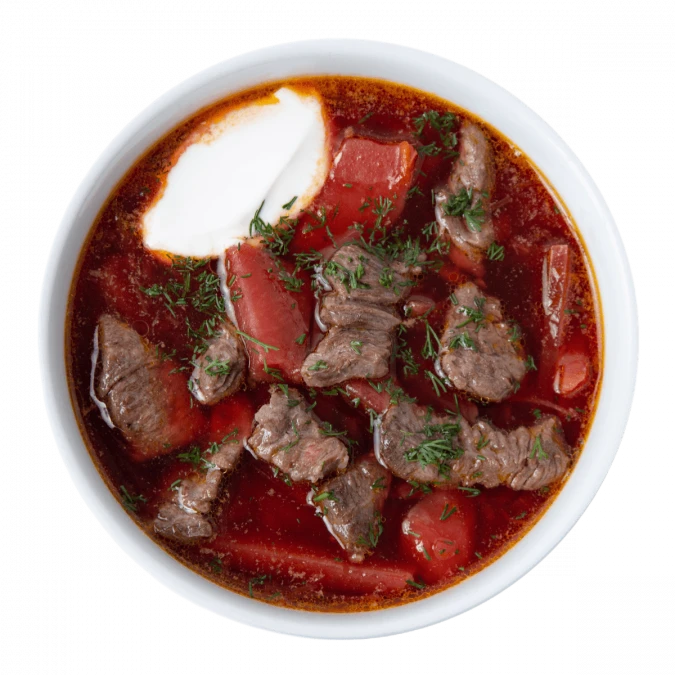 Борщ с говядиной