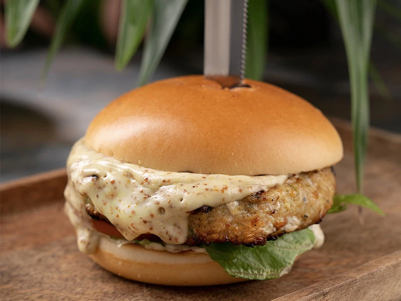 Бургер с цыпленком