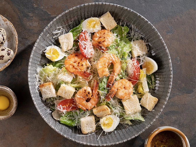 Цезарь с креветками
