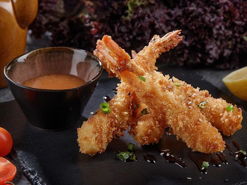 Креветки темпура