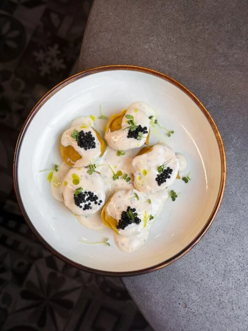 Равиоли с лососем