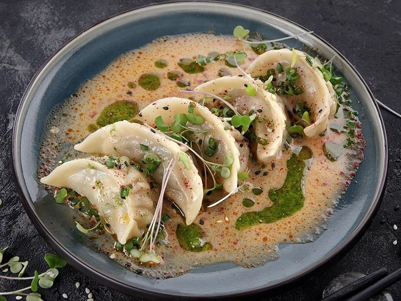 Гедза с морепродуктами