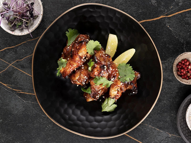 Куриные крылья в пивном BBQ