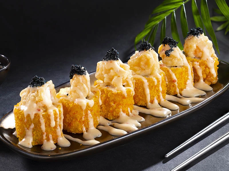 С креветкой попкорн