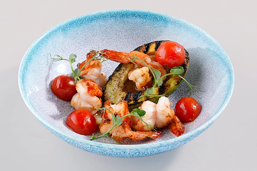 Тигровые креветки гриль