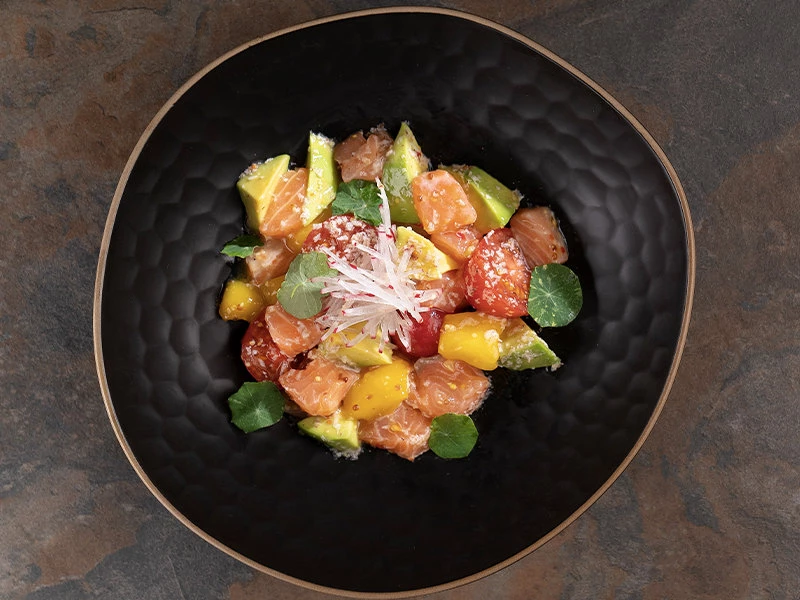 Севиче с лососем