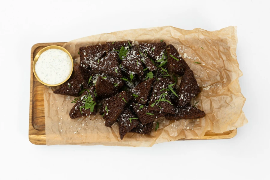 Гренки чесночные