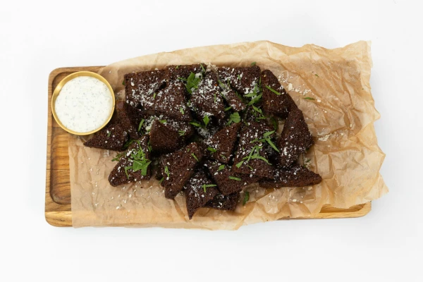 Гренки чесночные