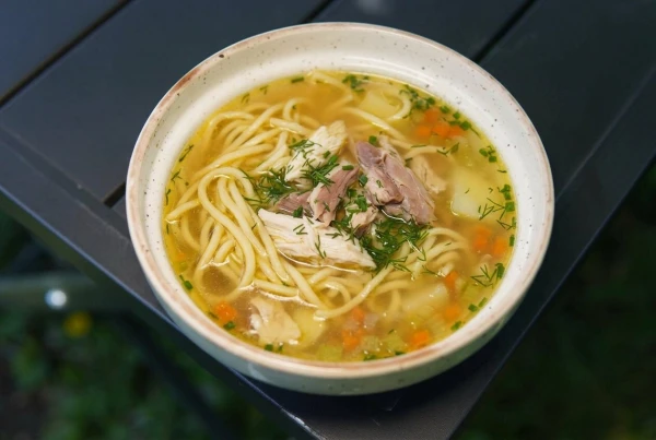 Лапша куриный бульон