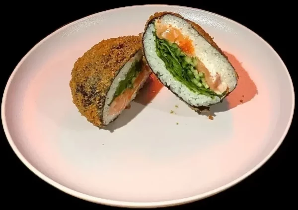 Суши-бургер с креветкой 270