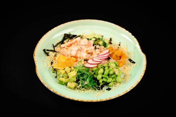 Поке с креветкой и манго 350