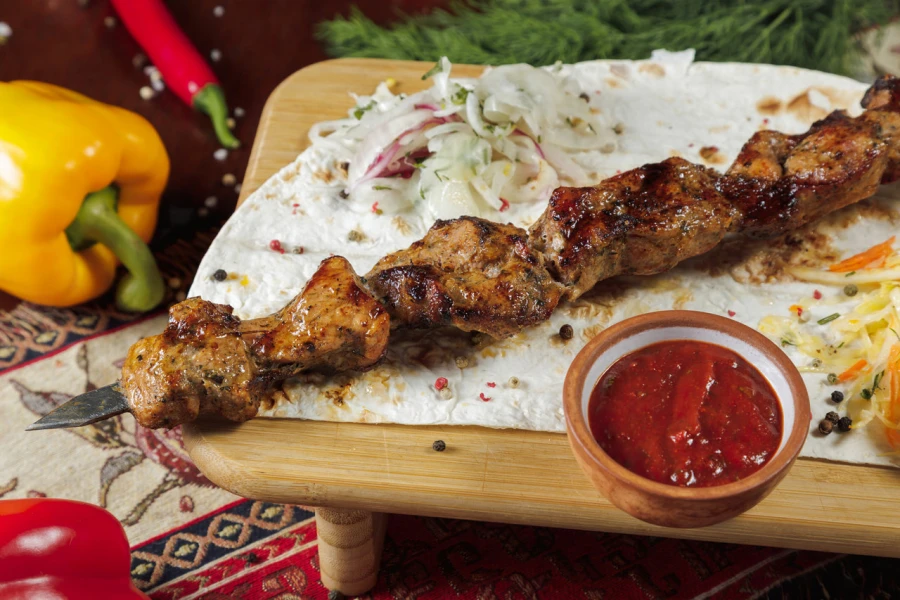 Шашлык из свиной шейки