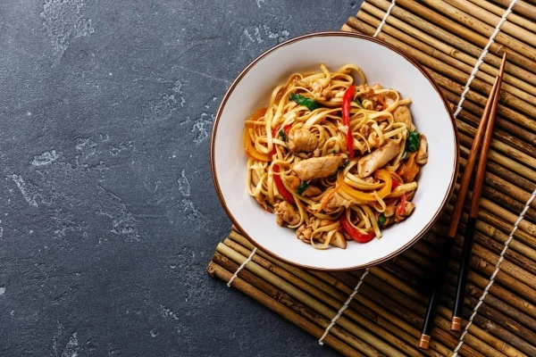 Wok c Курицей