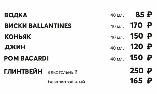 Напитки крепкие