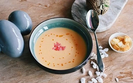 Крем-суп из лосося со сливками