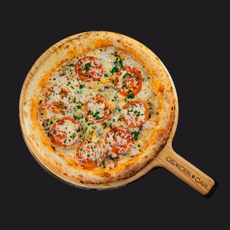 Пицца с Грибами и Курицей