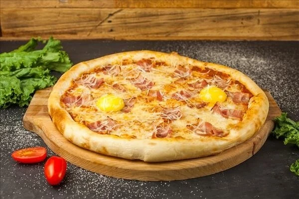 Карбонара на томатном соусе