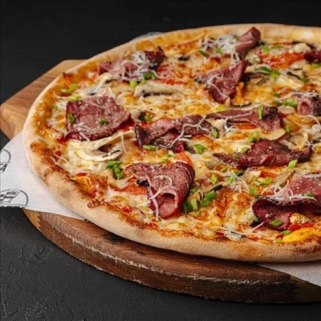 С Ростбифом на сливочном соусе