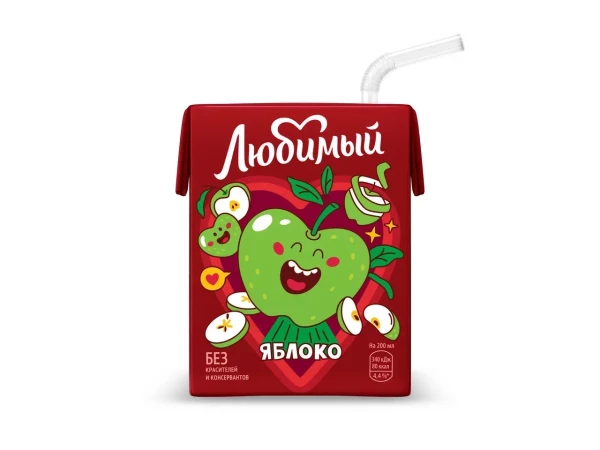 Сок любимый яблоко
