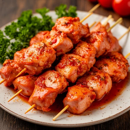Шашлык из куриного бедра
