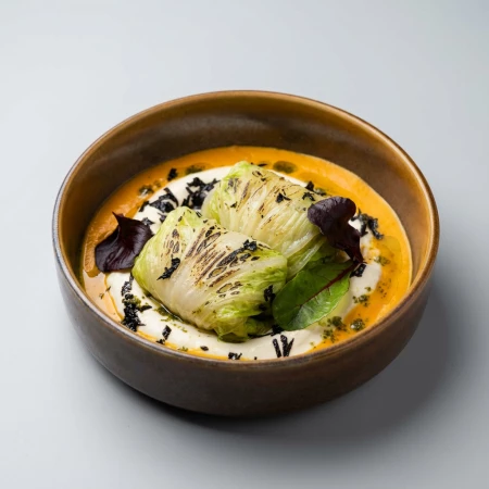 Опаленные голубцы с рисом 