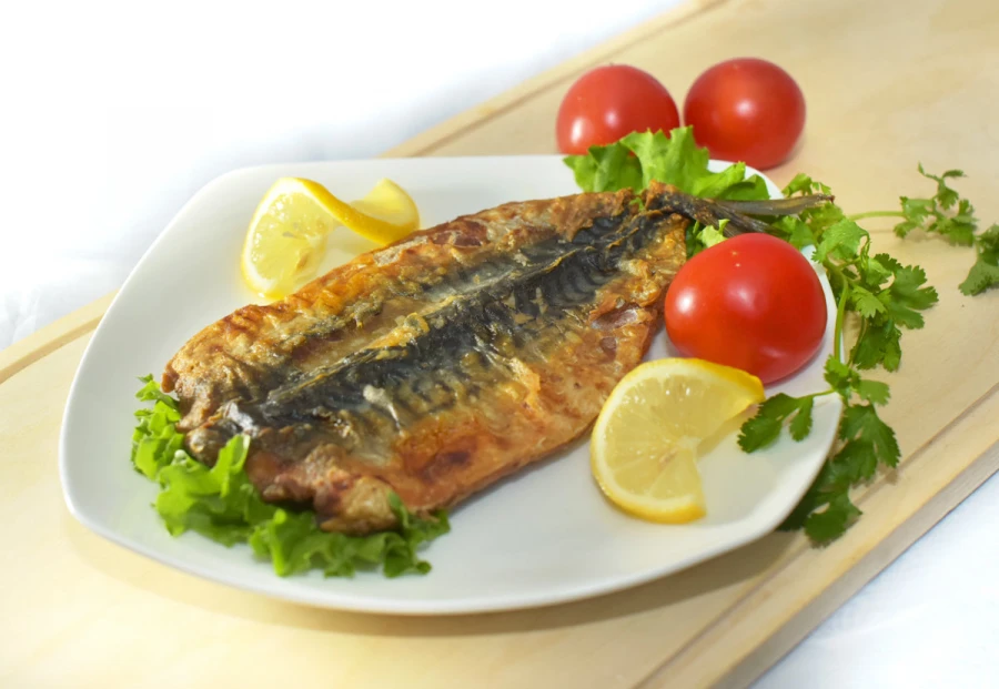 Скумбрия филе жареное