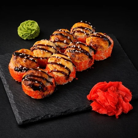 Запеченный с креветкой 