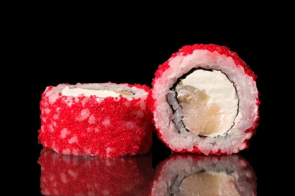 Ролл с сыром и гребешком 8шт.