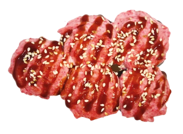 Нежная креветка запеченный ролл