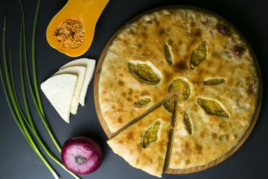 Насджын осетинский пирог с тыквой