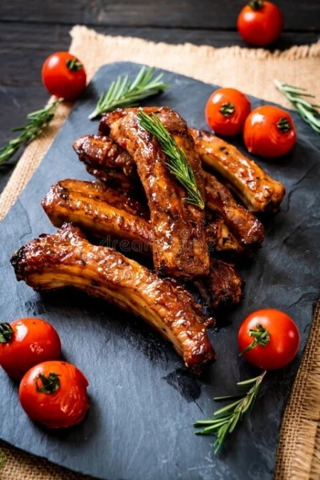 Свиные ребра BBQ