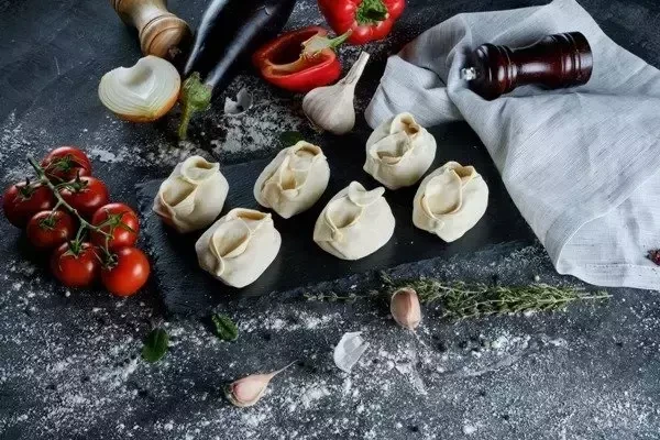Манты с тыквой и курицей с/м (0,450кг)HALAL