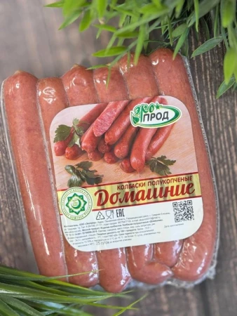п/к Домашние колбаски в/у,кг (Экопрод)