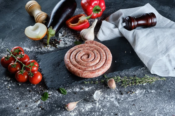 Колбаска-улитка из баранины (0,300 кг) HALAL