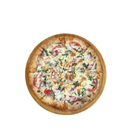 С цыпленком и грибами пицца 31 см