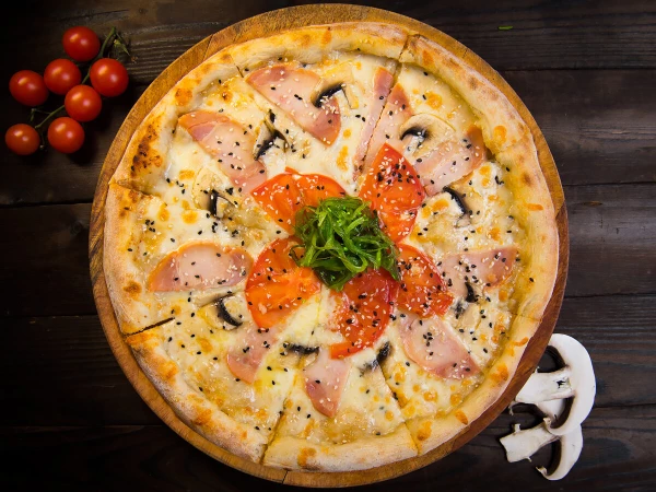 Пицца "Кунжутная курочка" 35см