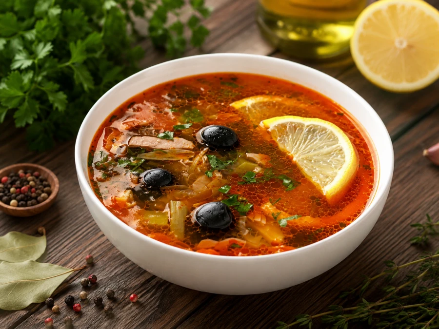 Солянка сборная мясная