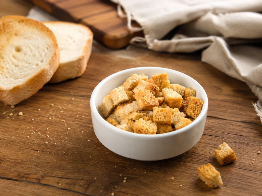 Сухарики белые