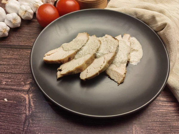 Индейка в сливочно-грибном соусе