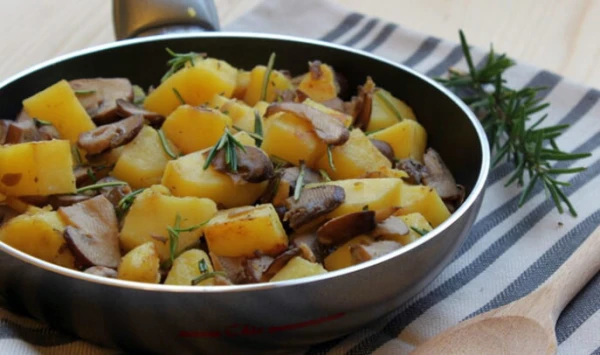 Картофель с грибами
