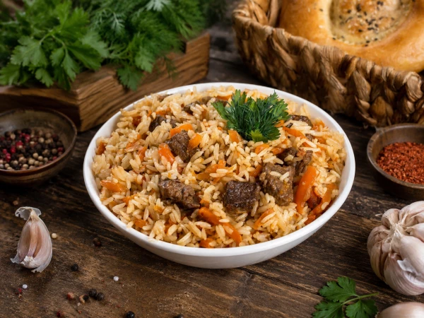 Плов с говядиной