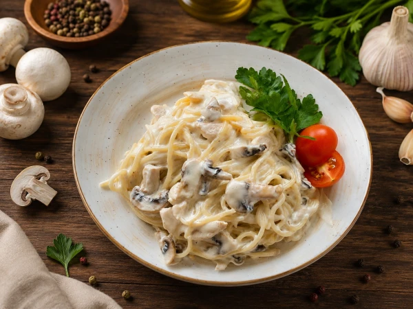 Паста сливочная курочка с грибами 