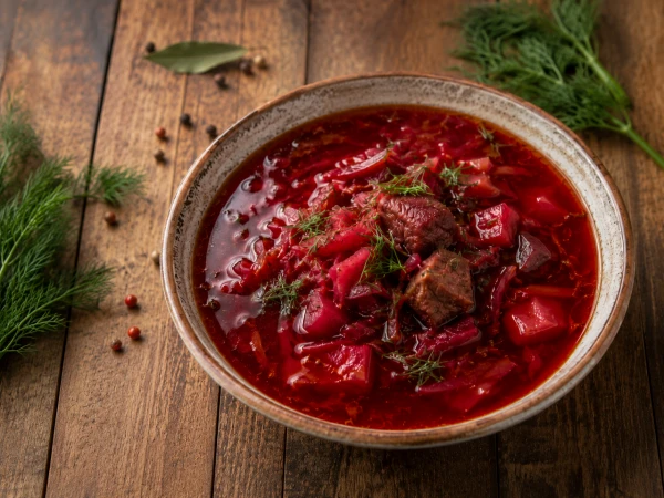 Борщ с говядиной