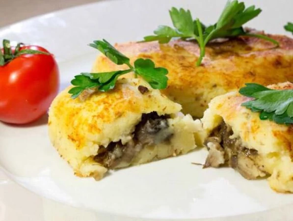 Зраза картофельная с грибами