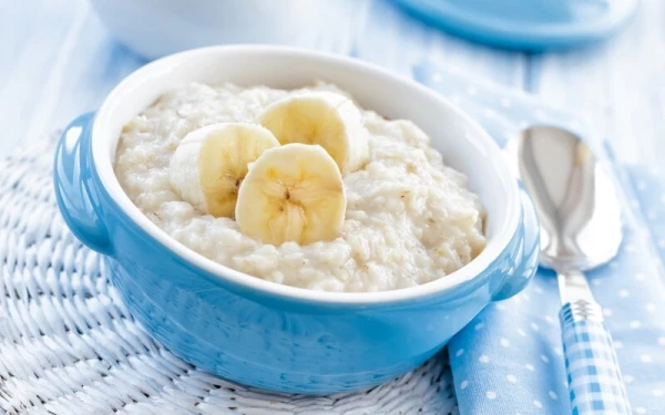 Каша рисовая с бананом