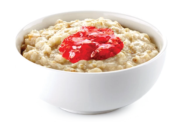 Каша овсяная с джемом